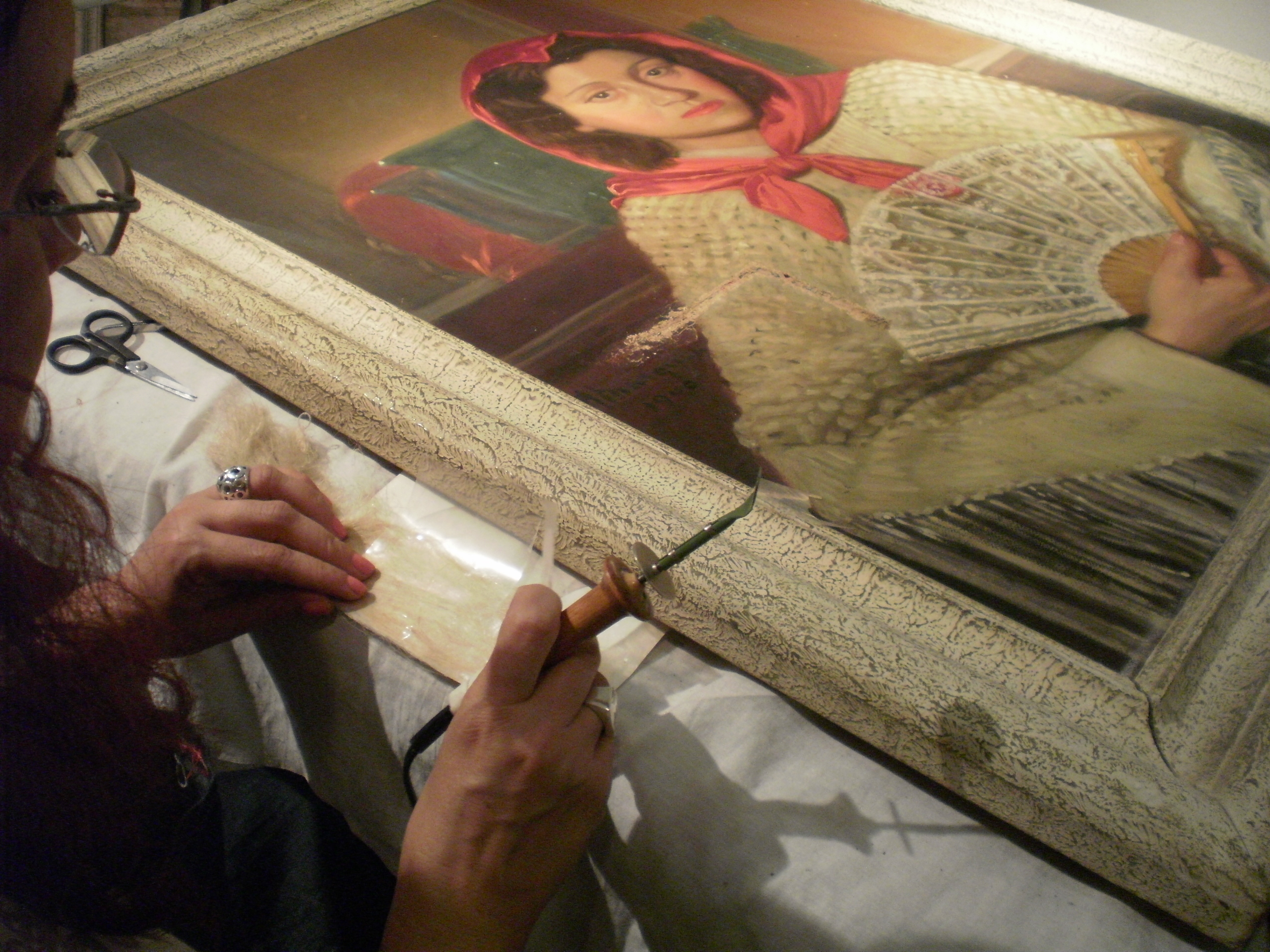 Restaurar, tarea minuciosa y silenciosa